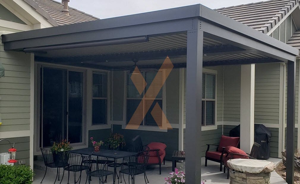 Aluminium Pergola by StruXure of the Rockies
