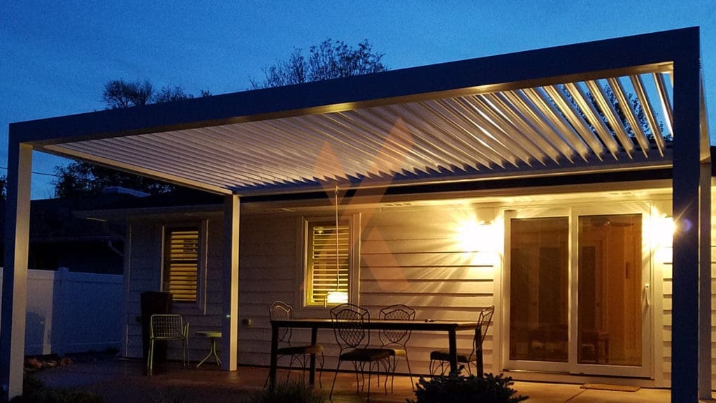 Backyard pergola deck Denver by StruXure Pergola