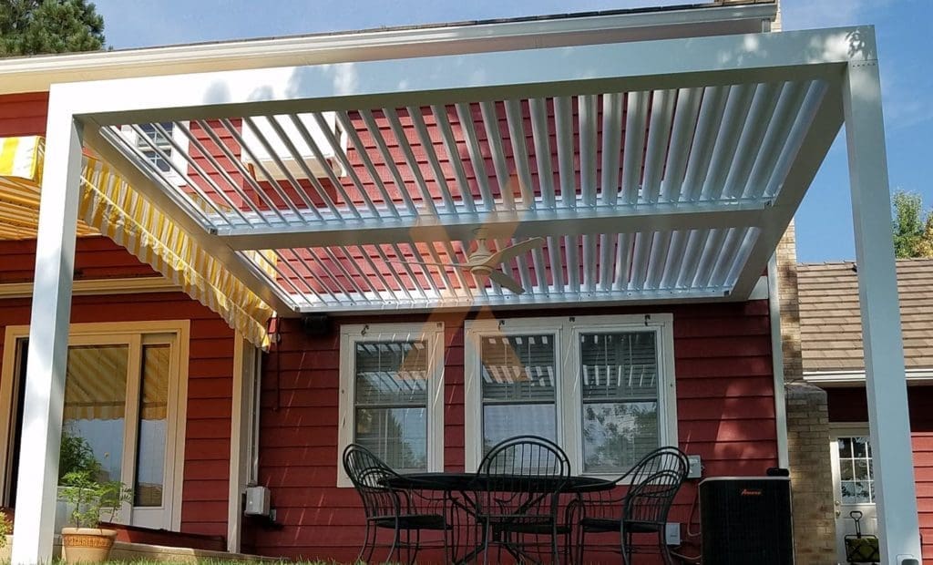 Centennial backyard pergola by StruXure of the Rockies