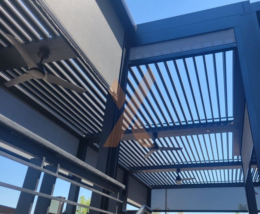 Commercial Pergola for Restaurant by StruXure of the Rockies