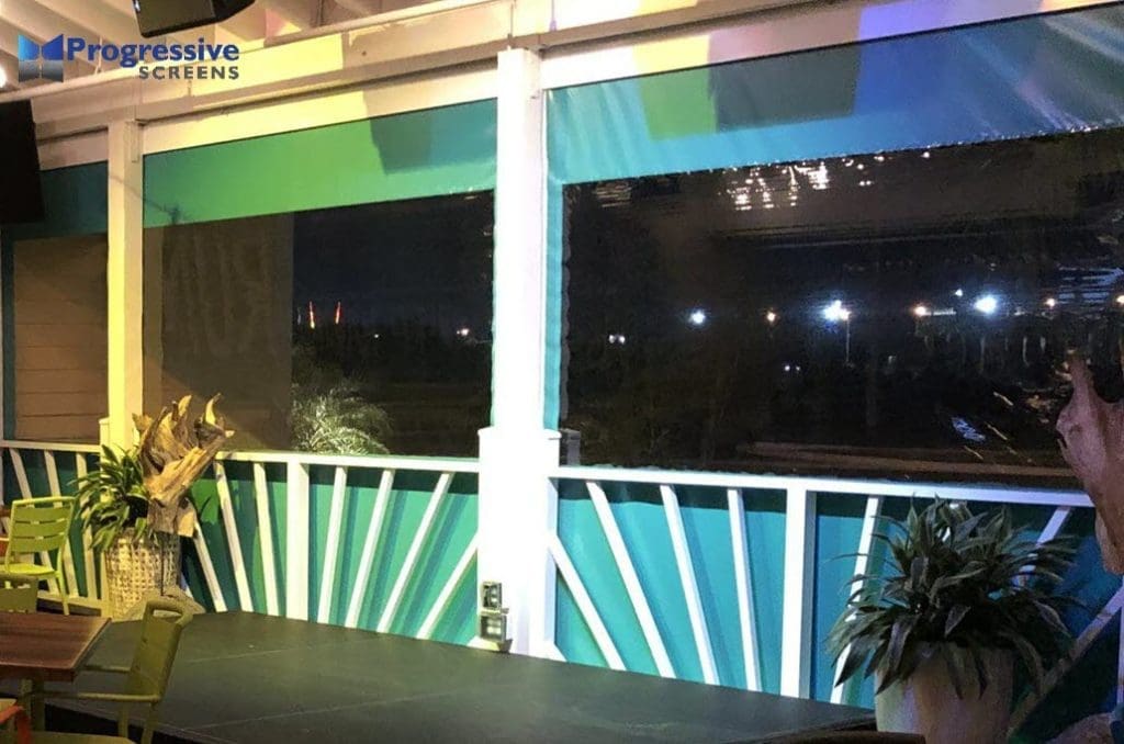 Commercial insect screen 3 sided by StruXure of the Rockies