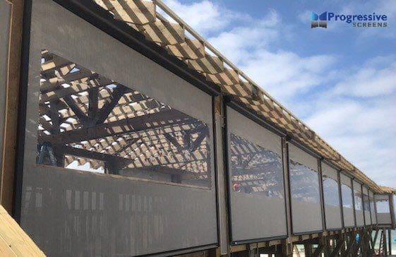 Commercial solar screen by StruXure of the Rockies