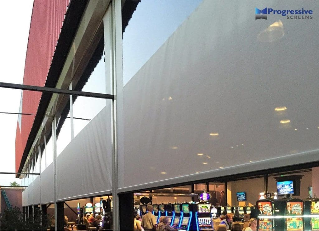 Commercial solar screen by StruXure of the Rockies