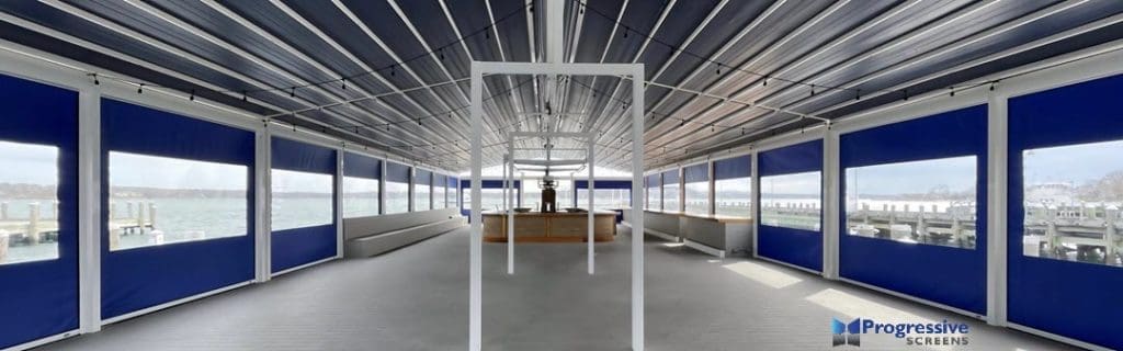 Commercial solar screen by StruXure of the Rockies