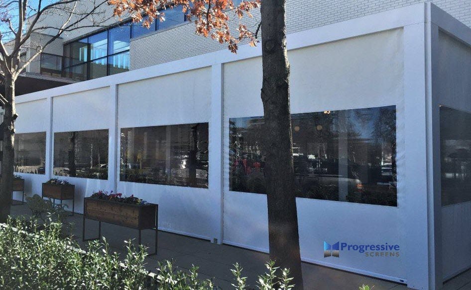 Commercial solar screen by StruXure of the Rockies