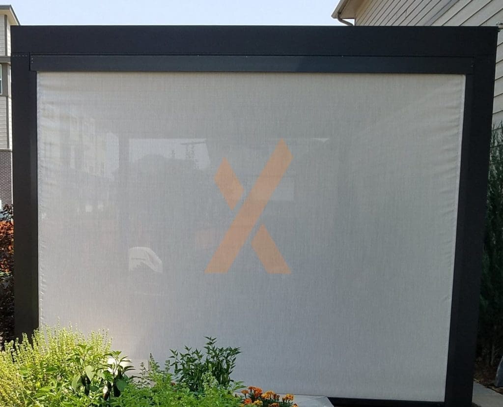 Residential Motorized Screen by StruXure of the Rockies