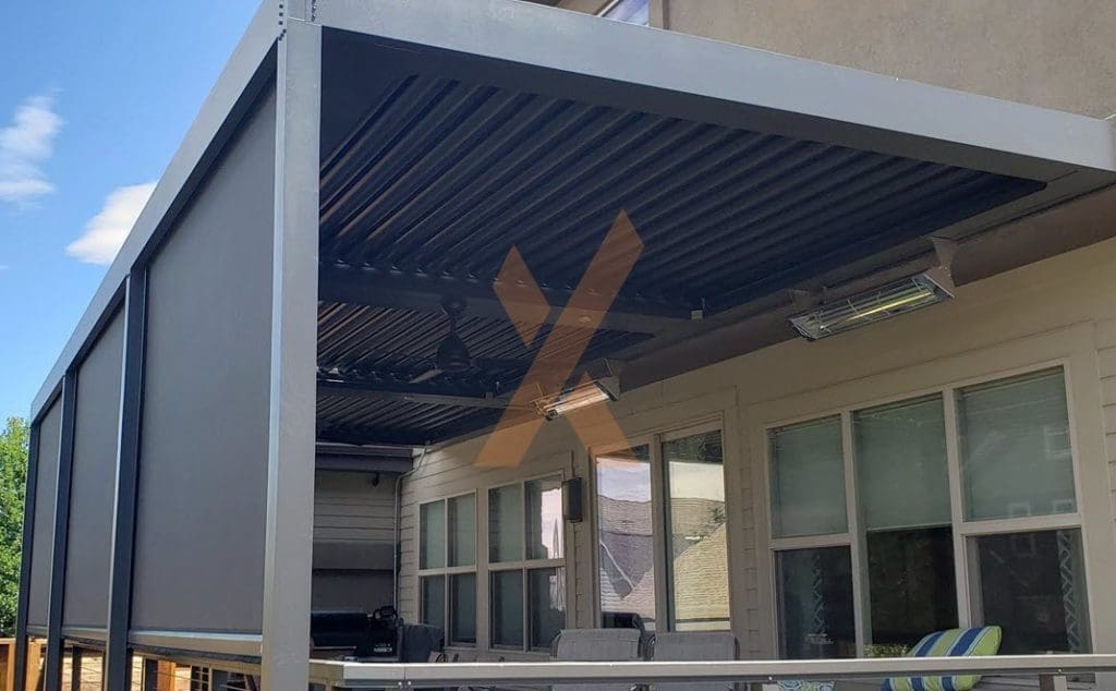 Residential solar screen by StruXure of the Rockies