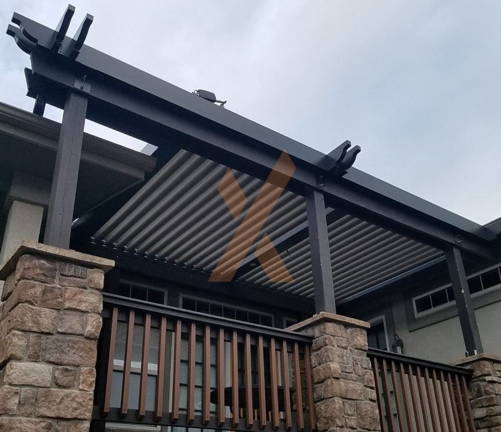 Golden Pergola by Denver Pergola by StruXure of the Rockies