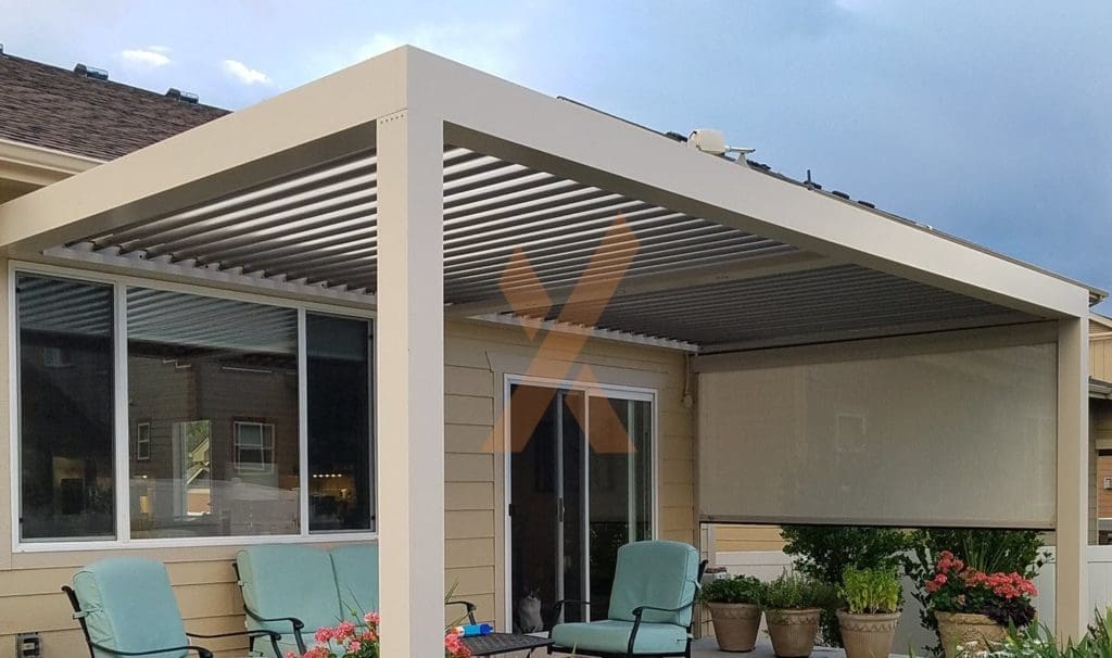 Residential solar screen by StruXure of the Rockies