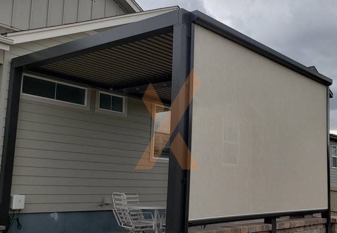 Residential solar screen by StruXure of the Rockies