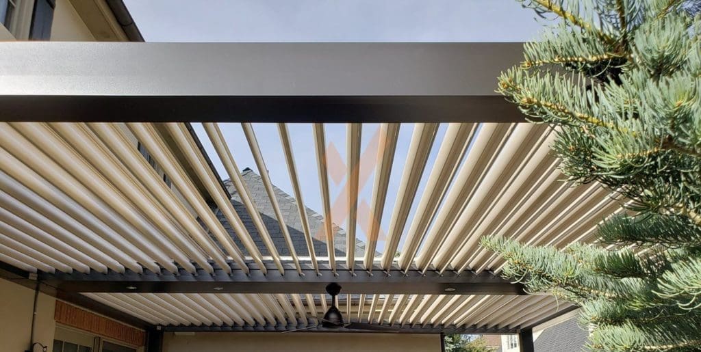 Motorized Denver Pergola by StruXure of the Rockies