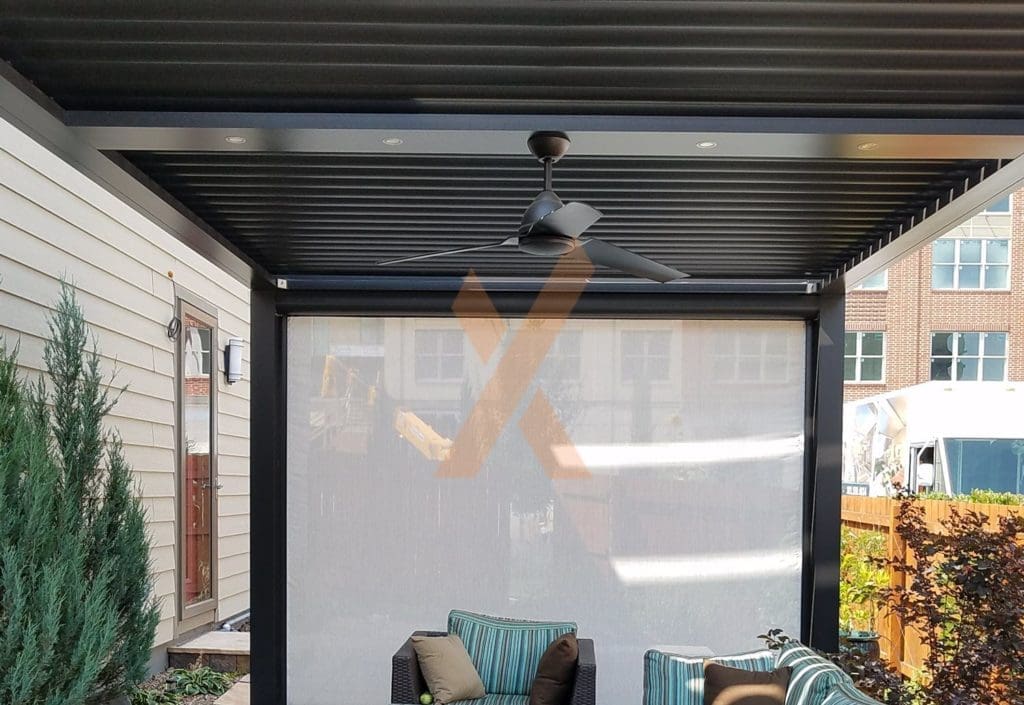 Motorized Privacy Screen by StruXure of the Rockies