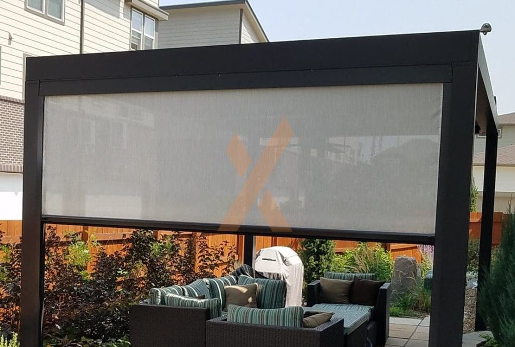 Motorized Screen by StruXure of the Rockies