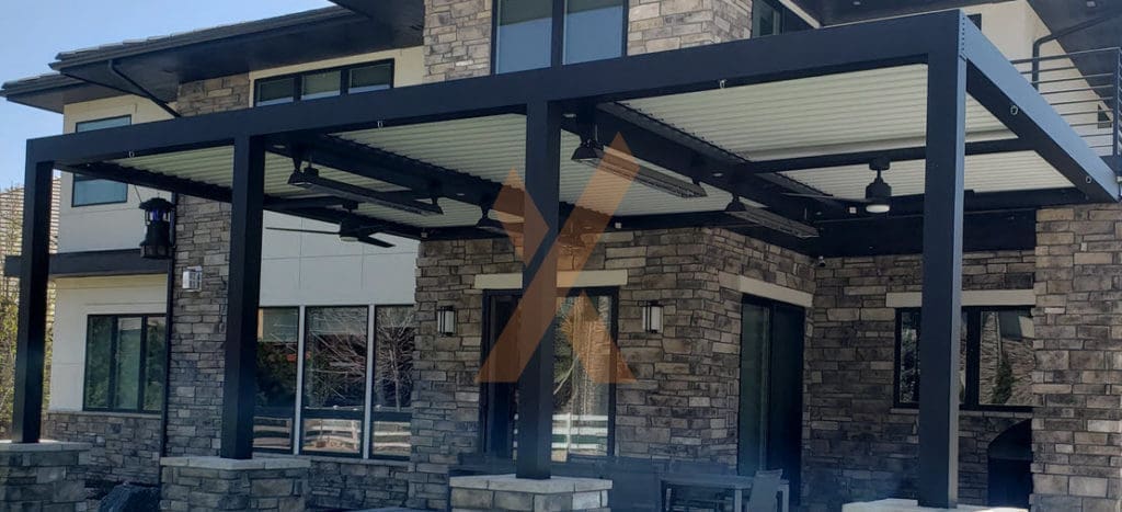 Patio pergola deck in broomfield by StruXure of the Rockies