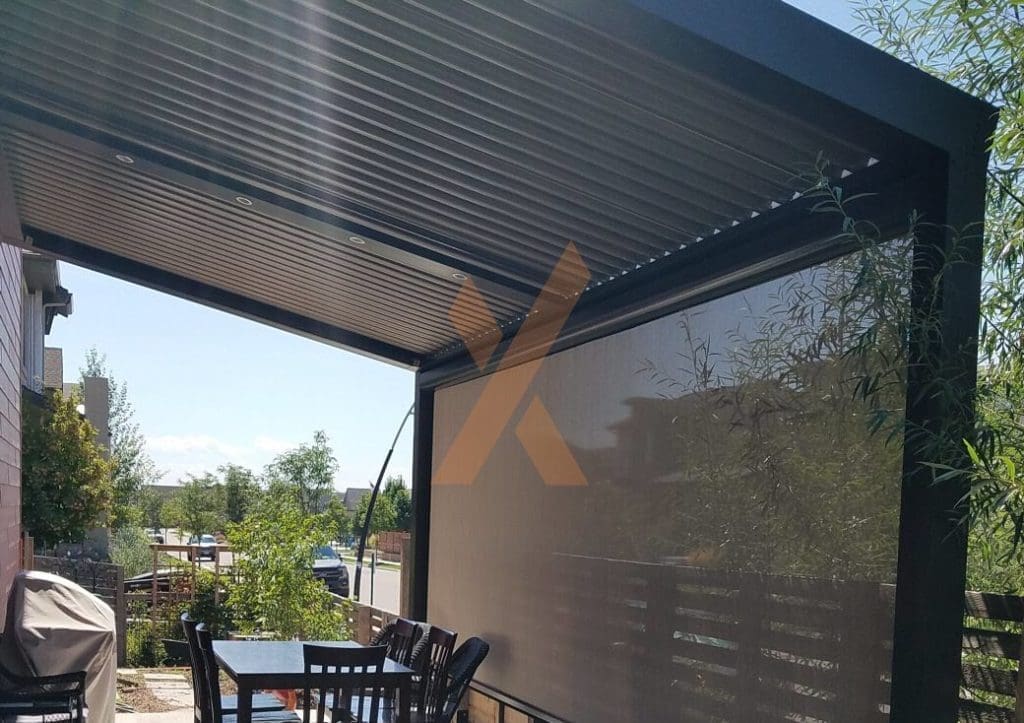 Patio screen in Kaplan Denver by StruXure of the Rockies