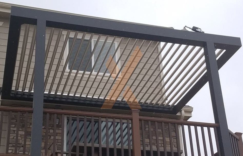 Pergola deck in denver gillette by StruXure of the Rockies