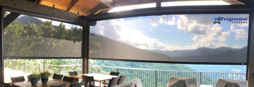 Residential insect screen by StruXure of the Rockies