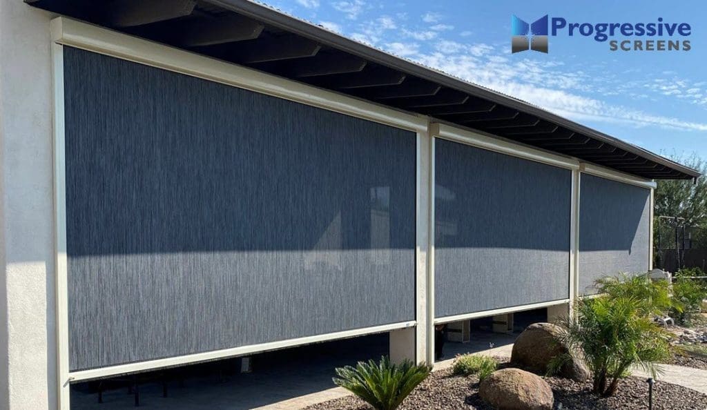 Residential solar screen by StruXure of the Rockies