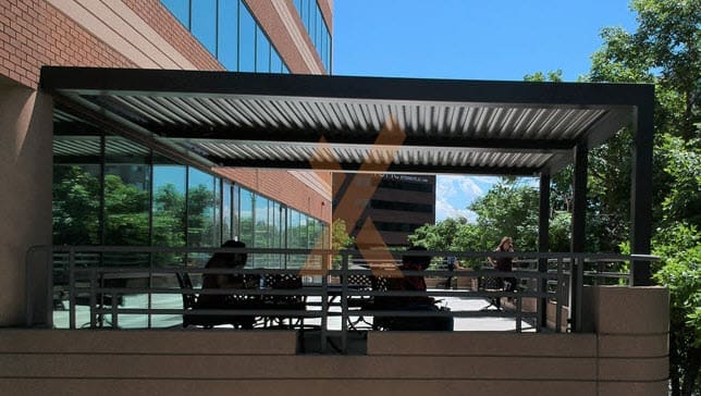 Westerra business pergola shade