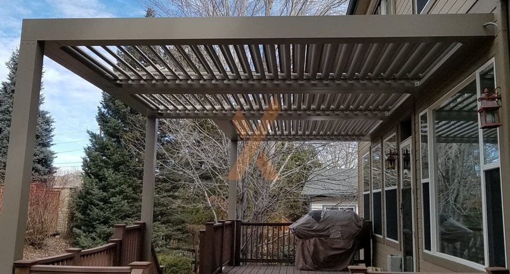 Covered pergola in Lakewood by StruXure of the Rockies