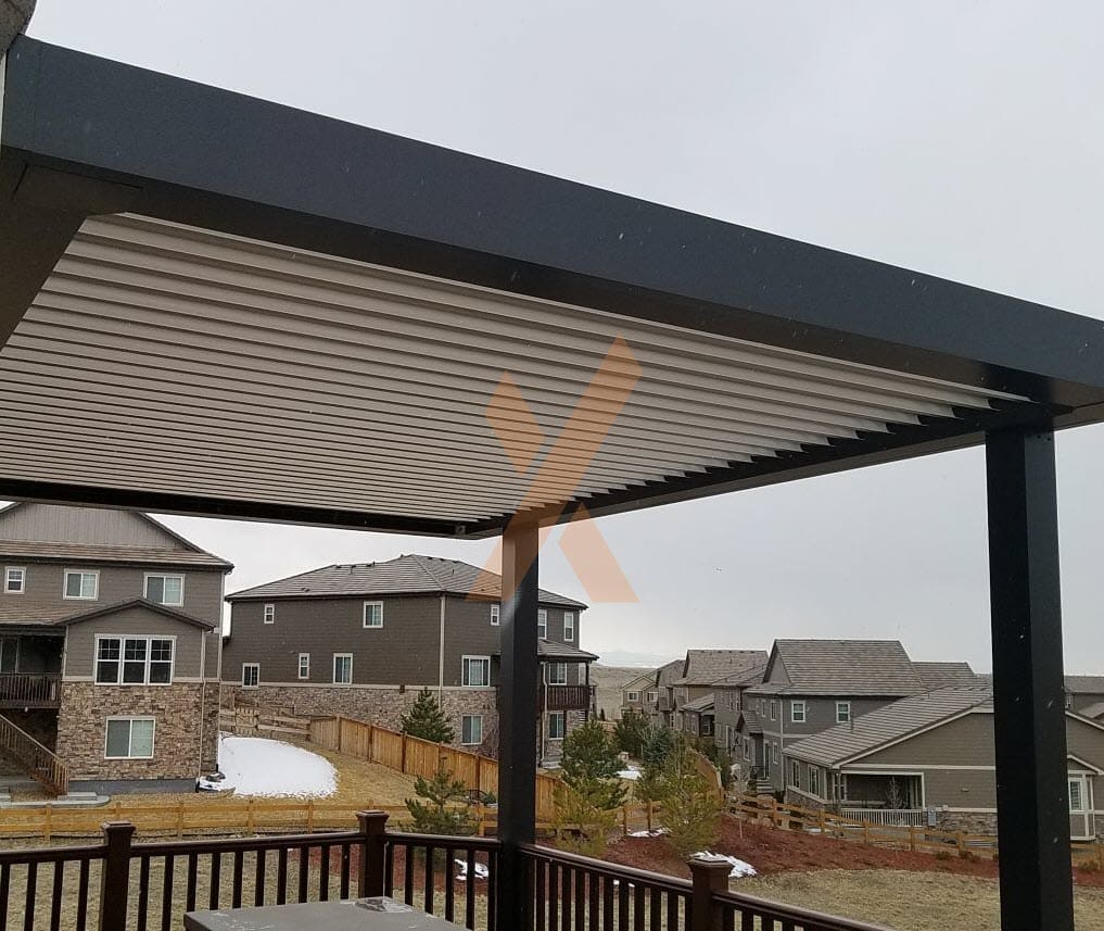 Patio shade pergola gillette by StruXure of the Rockies