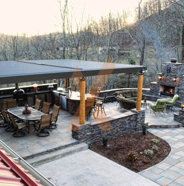Residential pergola by StruXure of the Rockies