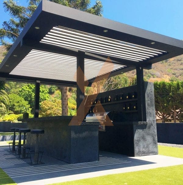 Residential pergola by StruXure of the Rockies