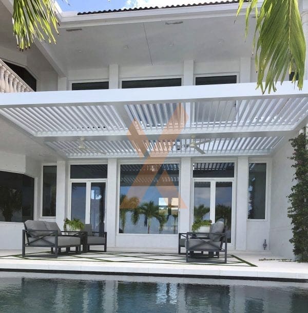 Residential pergola by StruXure of the Rockies