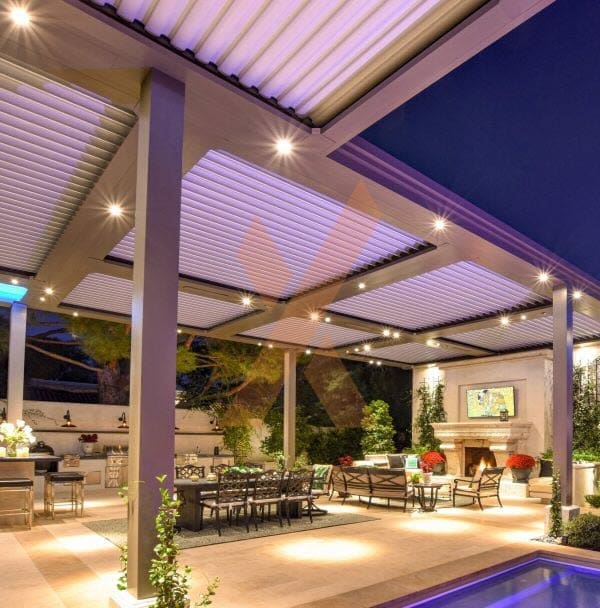 Residential pergola by StruXure of the Rockies