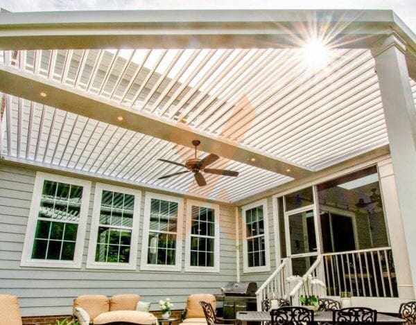 Residential pergola by StruXure of the Rockies