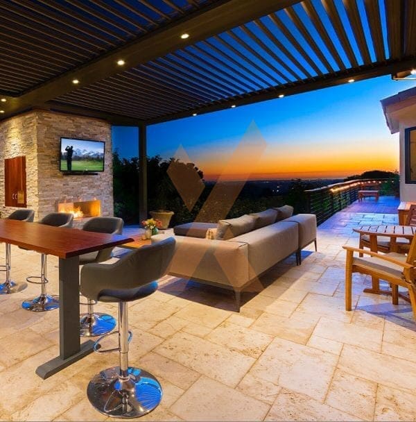 Residential pergola by StruXure of the Rockies