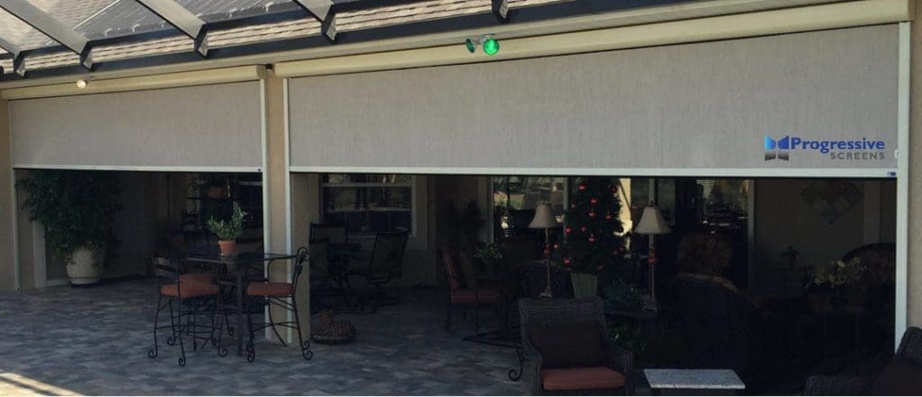 Residential solar screen by StruXure of the Rockies