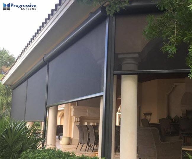 Residential solar screen by StruXure of the Rockies