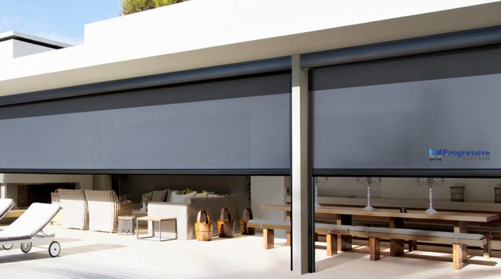 Residential wind screen by StruXure of the Rockies