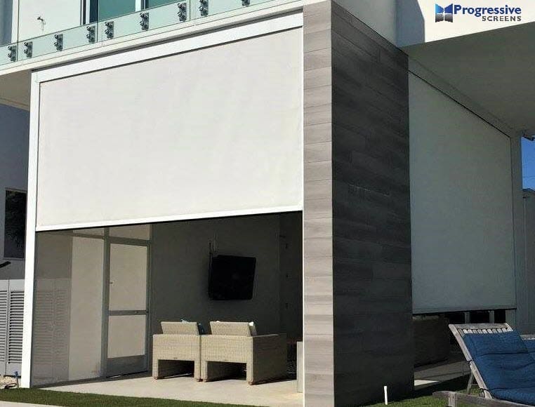 Residential wind screen by StruXure of the Rockies
