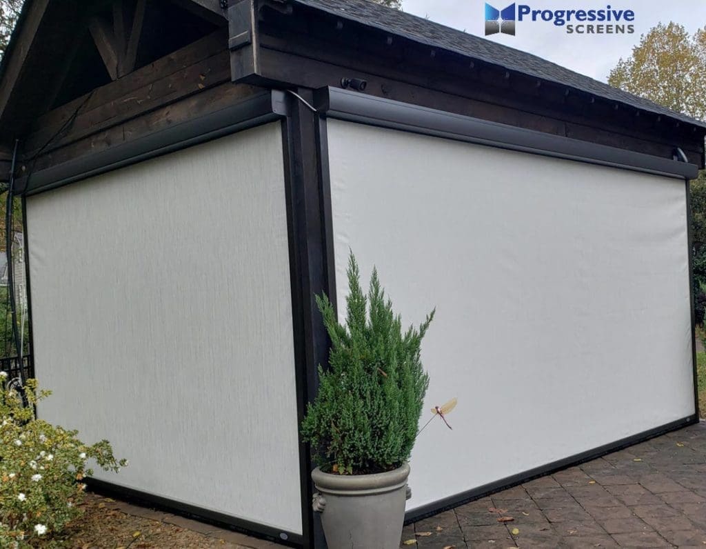 Residential wind screen by StruXure of the Rockies