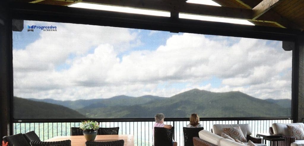 Residential wind screen by StruXure of the Rockies