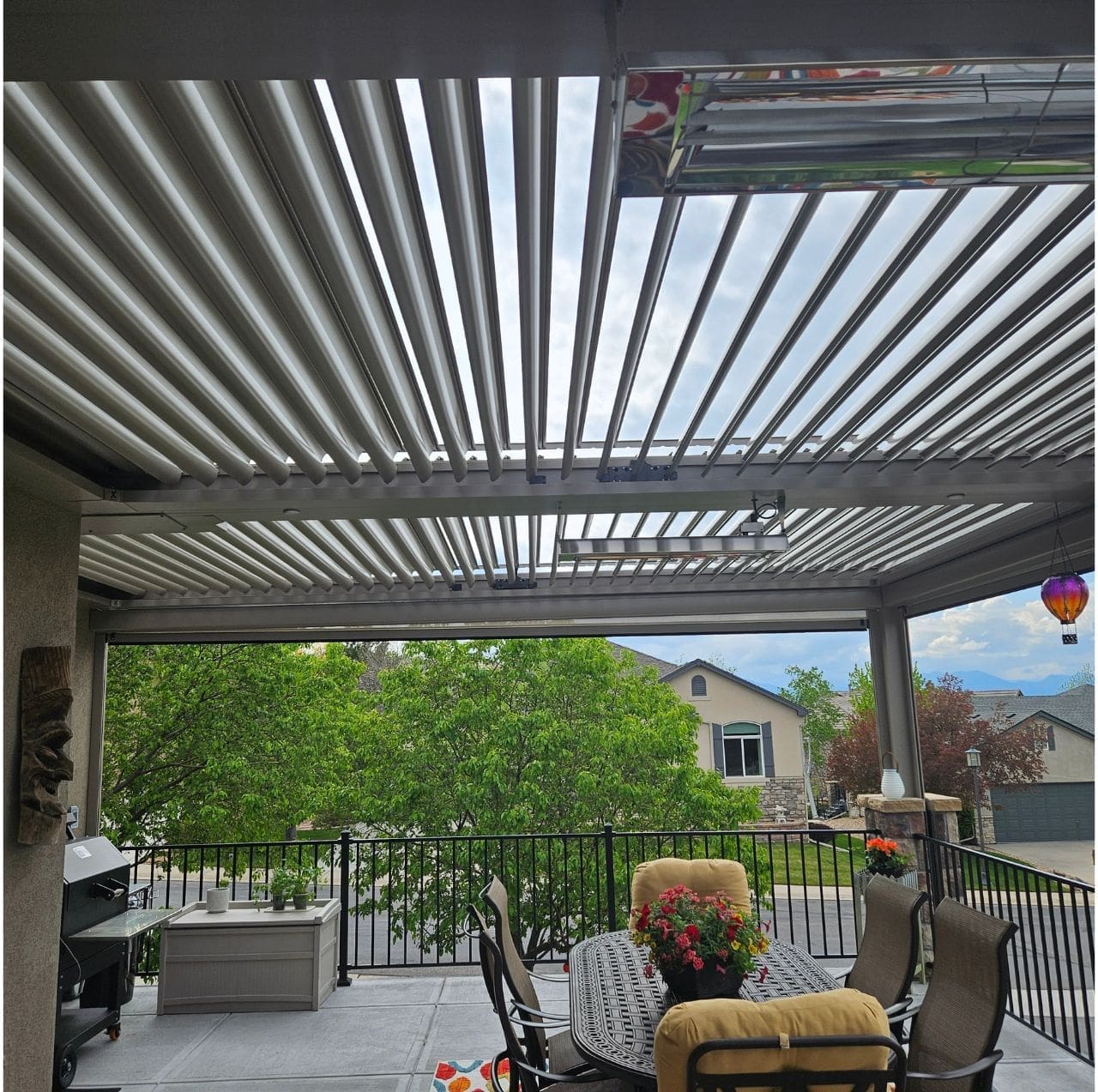 Pergola installed in